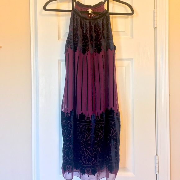 Max Studio Dresses & Skirts - Highneck velvet cocktail dress (NWT)